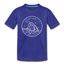 Utah Toddler T-Shirt - State Design Utah Toddler Tee - royal blue