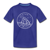 Utah Toddler T-Shirt - State Design Utah Toddler Tee - royal blue
