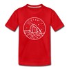 Utah Toddler T-Shirt - State Design Utah Toddler Tee - red