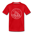 Utah Toddler T-Shirt - State Design Utah Toddler Tee - red