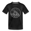 Utah Toddler T-Shirt - State Design Utah Toddler Tee - charcoal gray