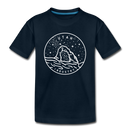 Utah Toddler T-Shirt - State Design Utah Toddler Tee - deep navy
