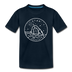 Utah Toddler T-Shirt - State Design Utah Toddler Tee - deep navy
