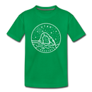 Utah Toddler T-Shirt - State Design Utah Toddler Tee - kelly green