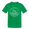 Utah Toddler T-Shirt - State Design Utah Toddler Tee - kelly green