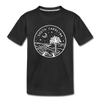 South Carolina Toddler T-Shirt - State Design South Carolina Toddler Tee - black
