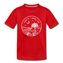 South Carolina Toddler T-Shirt - State Design South Carolina Toddler Tee - red
