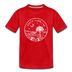 South Carolina Toddler T-Shirt - State Design South Carolina Toddler Tee - red