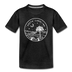 South Carolina Toddler T-Shirt - State Design South Carolina Toddler Tee - charcoal gray