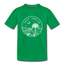 South Carolina Toddler T-Shirt - State Design South Carolina Toddler Tee - kelly green