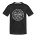 West Virginia Toddler T-Shirt - State Design West Virginia Toddler Tee - black