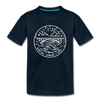 West Virginia Toddler T-Shirt - State Design West Virginia Toddler Tee - deep navy
