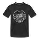 Wisconsin Toddler T-Shirt - State Design Wisconsin Toddler Tee - black