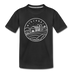 Wisconsin Toddler T-Shirt - State Design Wisconsin Toddler Tee - black