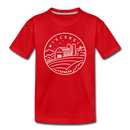 Wisconsin Toddler T-Shirt - State Design Wisconsin Toddler Tee - red