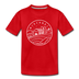 Wisconsin Toddler T-Shirt - State Design Wisconsin Toddler Tee - red