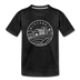 Wisconsin Toddler T-Shirt - State Design Wisconsin Toddler Tee - charcoal gray