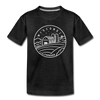 Wisconsin Toddler T-Shirt - State Design Wisconsin Toddler Tee - charcoal gray