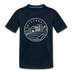 Wisconsin Toddler T-Shirt - State Design Wisconsin Toddler Tee - deep navy
