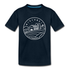 Wisconsin Toddler T-Shirt - State Design Wisconsin Toddler Tee - deep navy