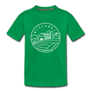 Wisconsin Toddler T-Shirt - State Design Wisconsin Toddler Tee - kelly green