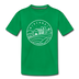 Wisconsin Toddler T-Shirt - State Design Wisconsin Toddler Tee - kelly green