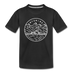 Wyoming Toddler T-Shirt - State Design Wyoming Toddler Tee - black