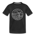 Vermont Toddler T-Shirt - State Design Vermont Toddler Tee - black