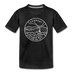 Vermont Toddler T-Shirt - State Design Vermont Toddler Tee - charcoal gray