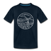 Vermont Toddler T-Shirt - State Design Vermont Toddler Tee - deep navy