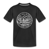 Virginia Toddler T-Shirt - State Design Virginia Toddler Tee - black