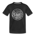 Virginia Toddler T-Shirt - State Design Virginia Toddler Tee - black