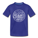 Virginia Toddler T-Shirt - State Design Virginia Toddler Tee - royal blue