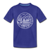 Virginia Toddler T-Shirt - State Design Virginia Toddler Tee - royal blue