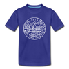 Virginia Toddler T-Shirt - State Design Virginia Toddler Tee - royal blue