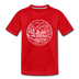 Virginia Toddler T-Shirt - State Design Virginia Toddler Tee - red