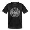 Virginia Toddler T-Shirt - State Design Virginia Toddler Tee - charcoal gray