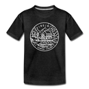 Virginia Toddler T-Shirt - State Design Virginia Toddler Tee - charcoal gray
