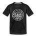 Virginia Toddler T-Shirt - State Design Virginia Toddler Tee - charcoal gray