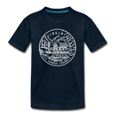 Virginia Toddler T-Shirt - State Design Virginia Toddler Tee - deep navy
