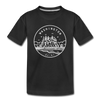 Washington Toddler T-Shirt - State Design Washington Toddler Tee - black