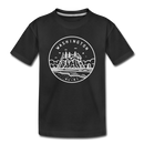 Washington Toddler T-Shirt - State Design Washington Toddler Tee - black