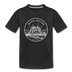 Washington Toddler T-Shirt - State Design Washington Toddler Tee - black