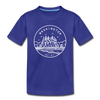 Washington Toddler T-Shirt - State Design Washington Toddler Tee - royal blue