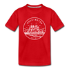 Washington Toddler T-Shirt - State Design Washington Toddler Tee - red