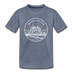 Washington Toddler T-Shirt - State Design Washington Toddler Tee - heather blue