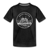 Washington Toddler T-Shirt - State Design Washington Toddler Tee - charcoal gray