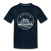 Washington Toddler T-Shirt - State Design Washington Toddler Tee - deep navy