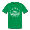 Washington Toddler T-Shirt - State Design Washington Toddler Tee - kelly green