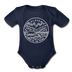 Alaska Baby Bodysuit - Organic State Design Alaska Baby Bodysuit - dark navy